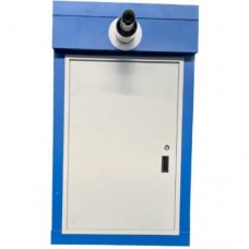 Термоблок газовый уличный ТГУ-НОРД 24 С (синий,одноконтурный, BAXI Eco Life 1.24F, БЕЗ СМТ) без газовой линейки